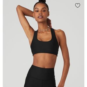 ALO Airlift Advantage Racerback Bra Black